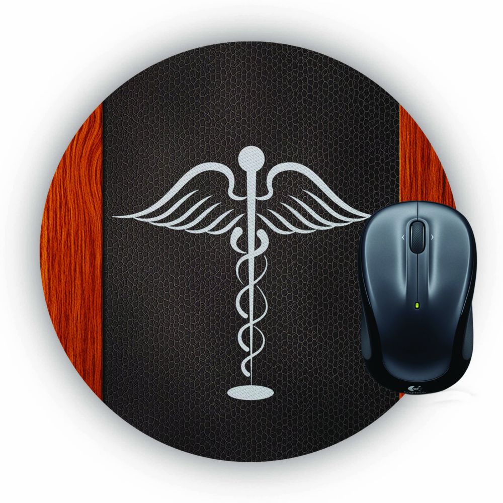 Doctor Symbol Mouse Pad (Round)