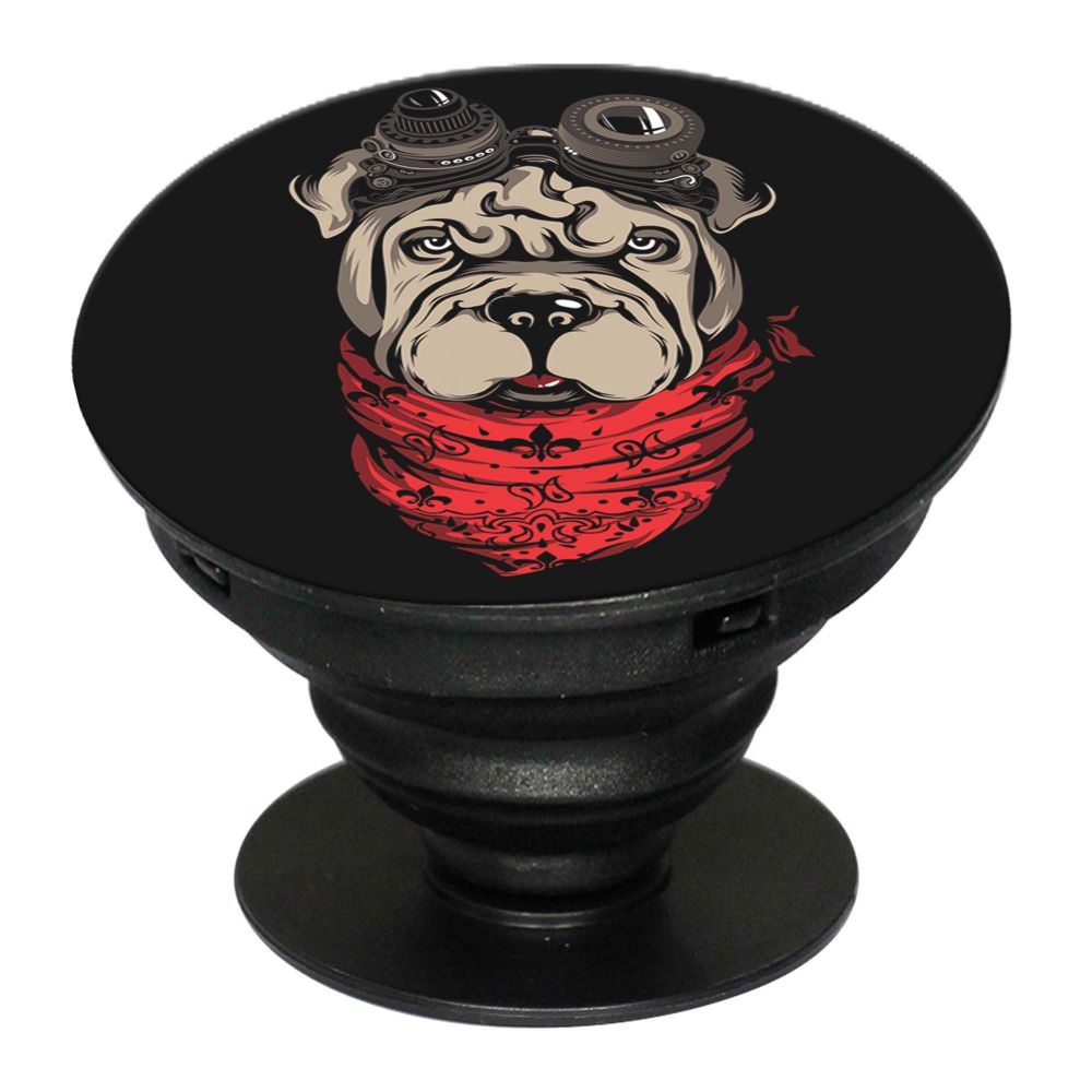 Dog Punk Mobile Grip Stand (Black)