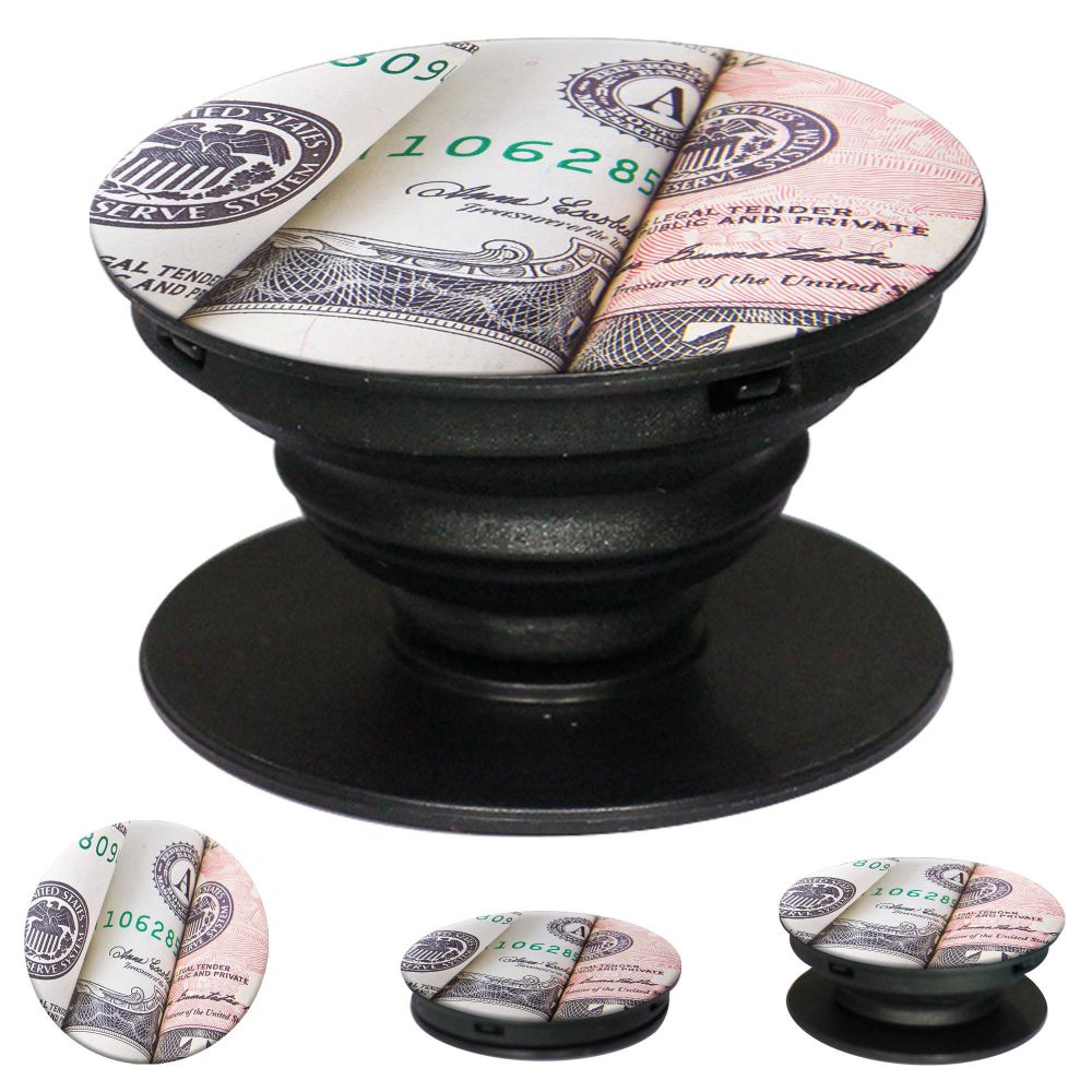 Dollars Mobile Grip Stand (Black)-Image2