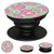 Doughnut Pattern Mobile Grip Stand (Black)-Image2