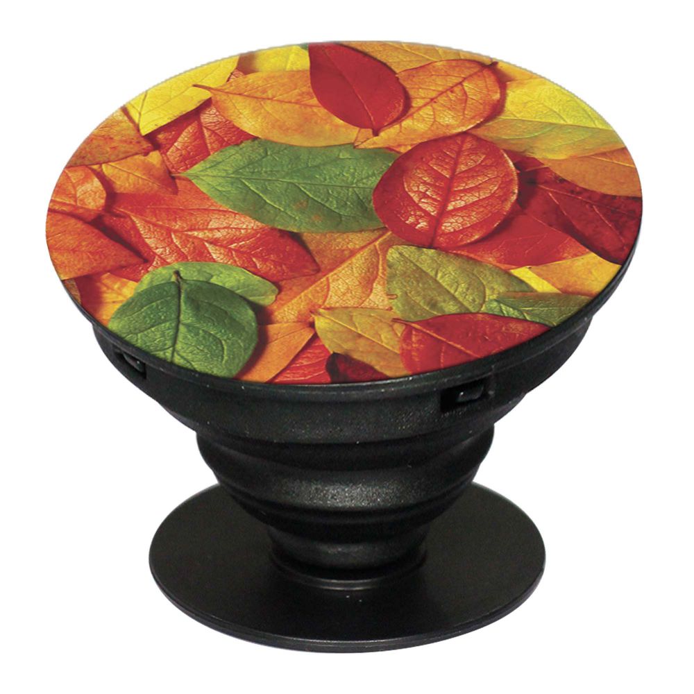 Fallen Leaves Mobile Grip Stand (Black)