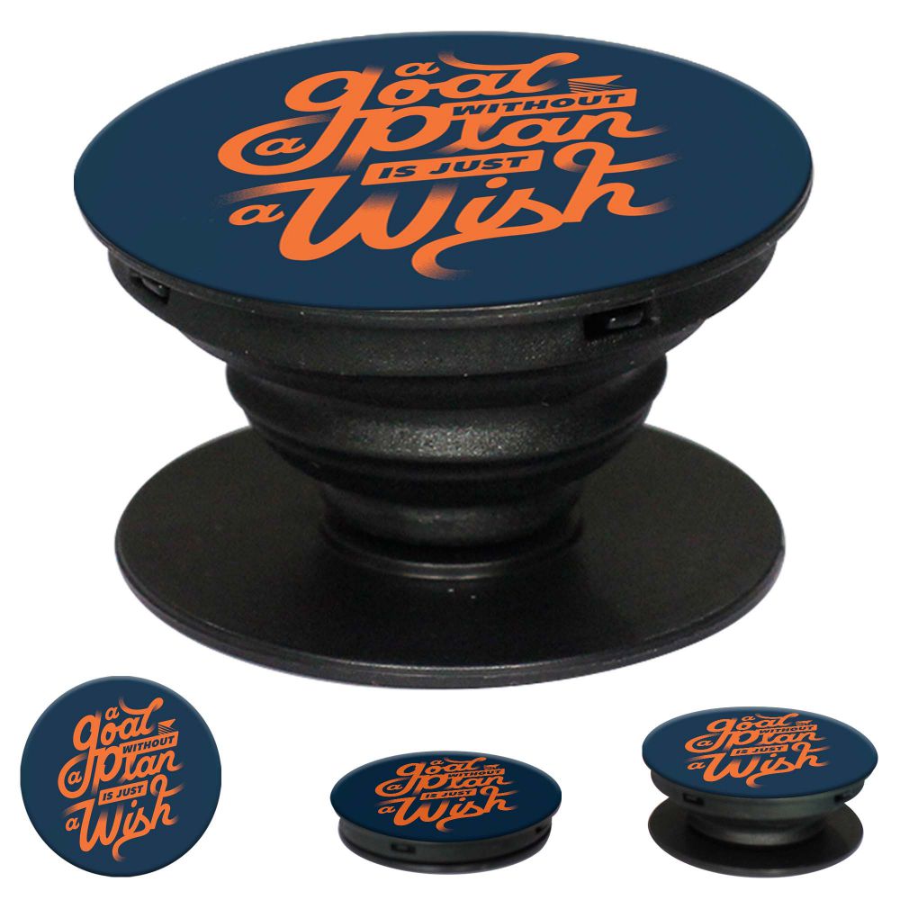 Goal and Wish Mobile Grip Stand (Black)