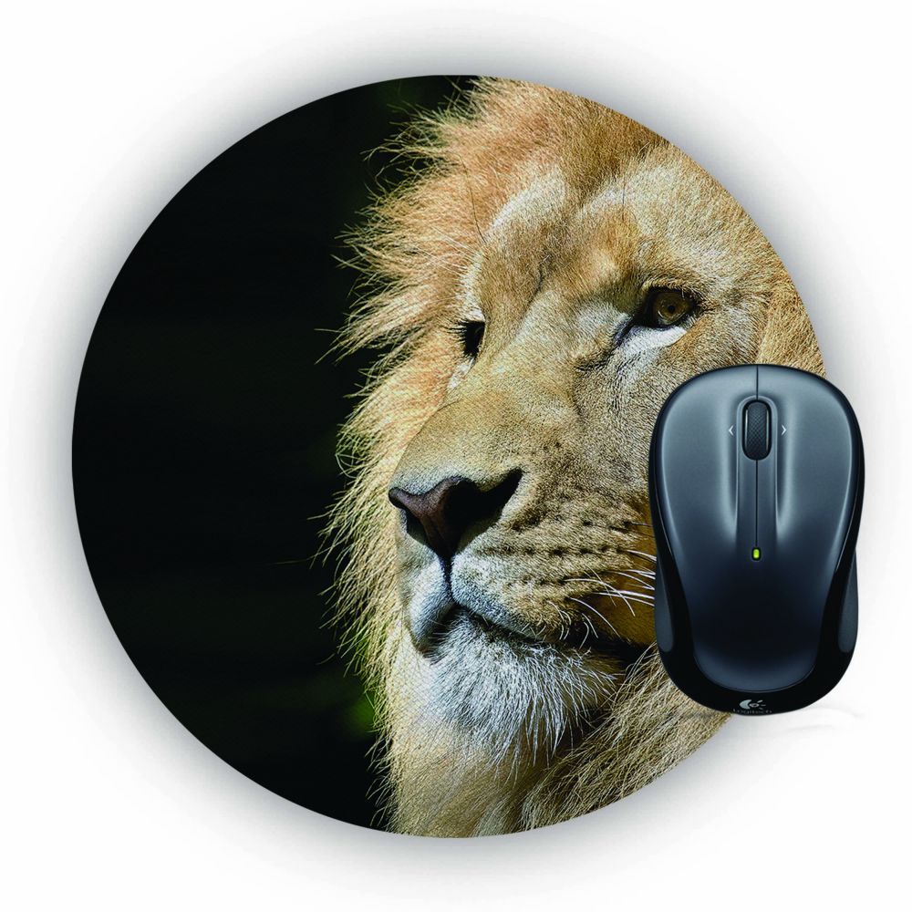 Lion Mouse Pad (Round)