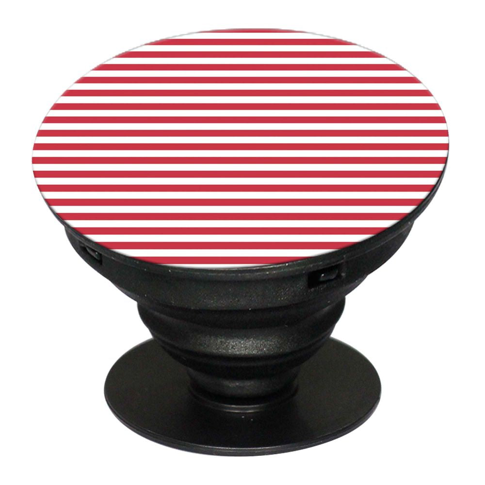 Red Stripes Mobile Grip Stand (Black)