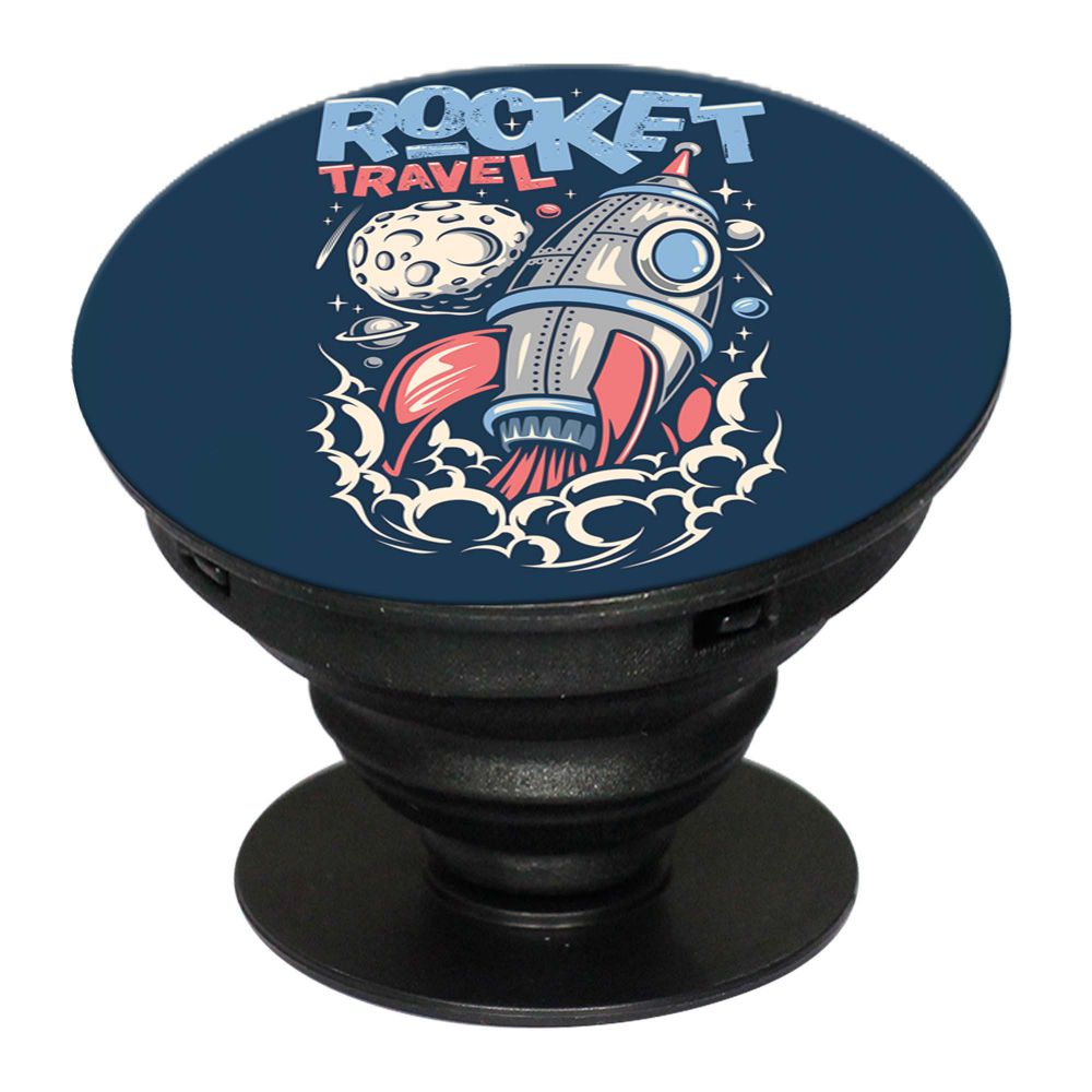 Rocket Travel Mobile Grip Stand (Black)