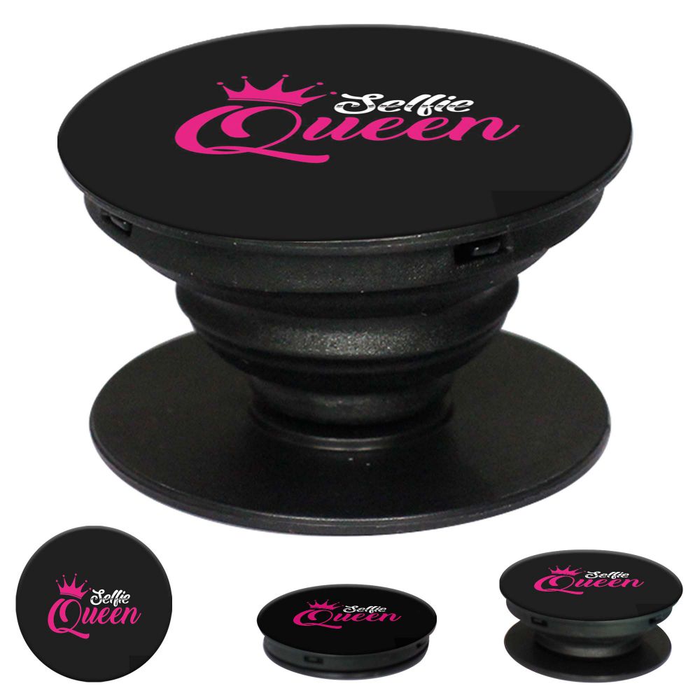 Selfie Queen Mobile Grip Stand (Black)