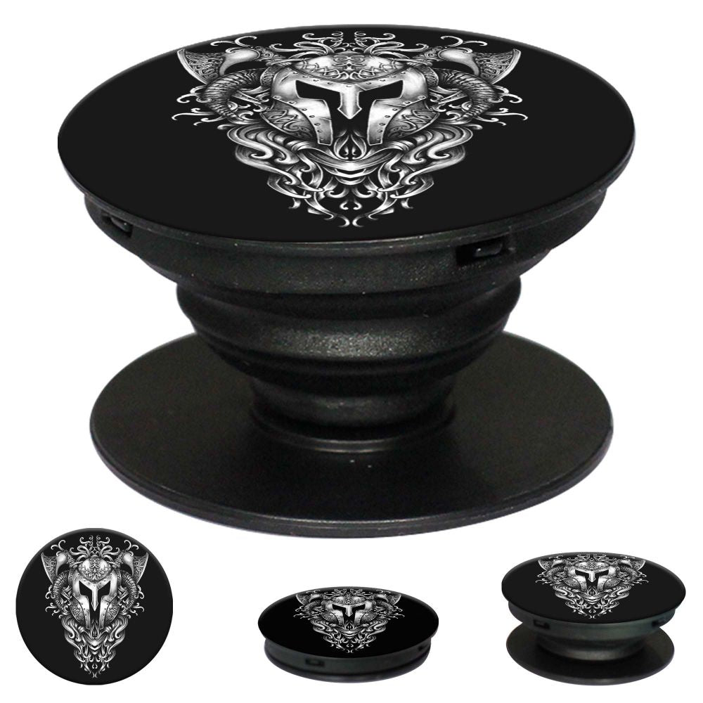 The Armor of Viking Mobile Grip Stand (Black)-Image2