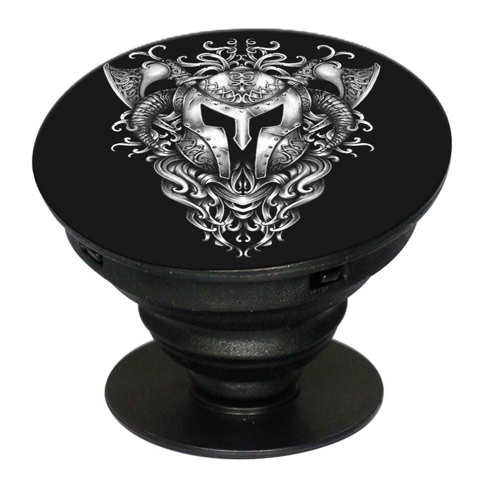 The Armor of Viking Mobile Grip Stand (Black)