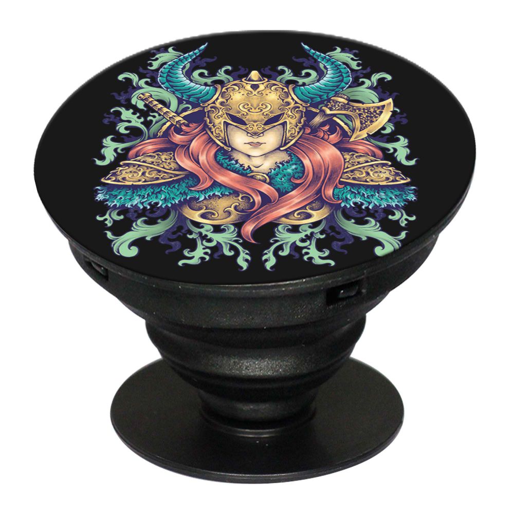 Warrior Goddess Mobile Grip Stand (Black)