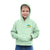 Mint Green  Customised Kids Hoodie - Front and Back Print