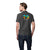Charcoal Gray Customised Men's Polo Neck  T-Shirt - Front and Back Print
