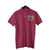 Maroon  Customised Men's Polo Neck  T-Shirt - Front and Back Print