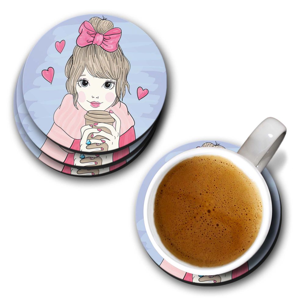 Cute Girl Coasters