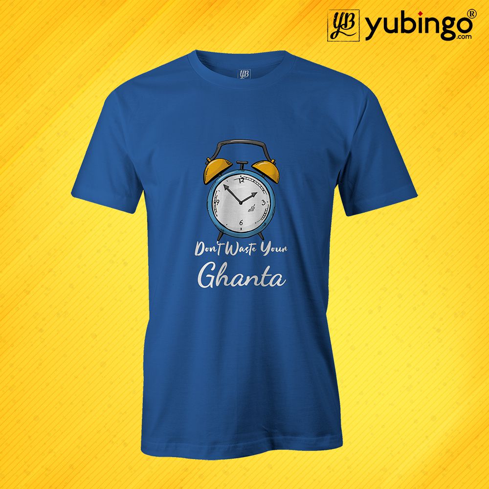 Ghanta Men T-Shirt-Royal Blue