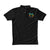 Polo Neck Black Customised Kids T-Shirt - Front Print