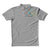 Polo Neck Grey  Customised Kids T-Shirt - Front Print