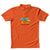 Polo Neck Orange Customised Kids T-Shirt - Front Print