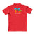 Polo Neck Red Customised Kids T-Shirt - Front And Back Print