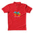 Polo Neck Red Customised Kids T-Shirt - Front Print