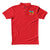 Polo Neck Red Customised Kids T-Shirt - Front And Back Print