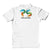 Polo Neck White  Customised Kids T-Shirt - Front And Back Print