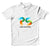 Polo Neck White  Customised Kids T-Shirt - Front And Back Print