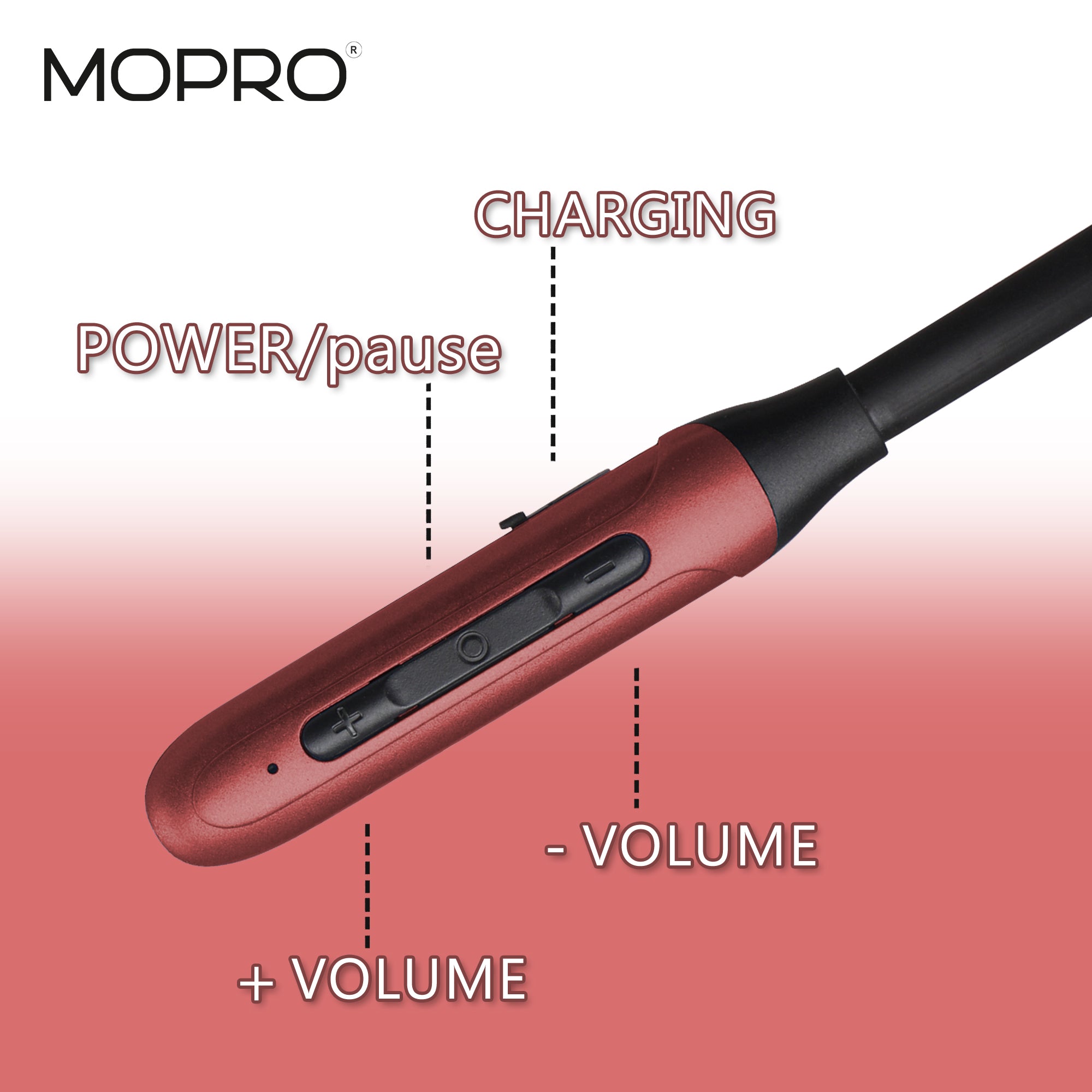 MoPro Earbuds Bluetooth Wireless - Freedom 180M