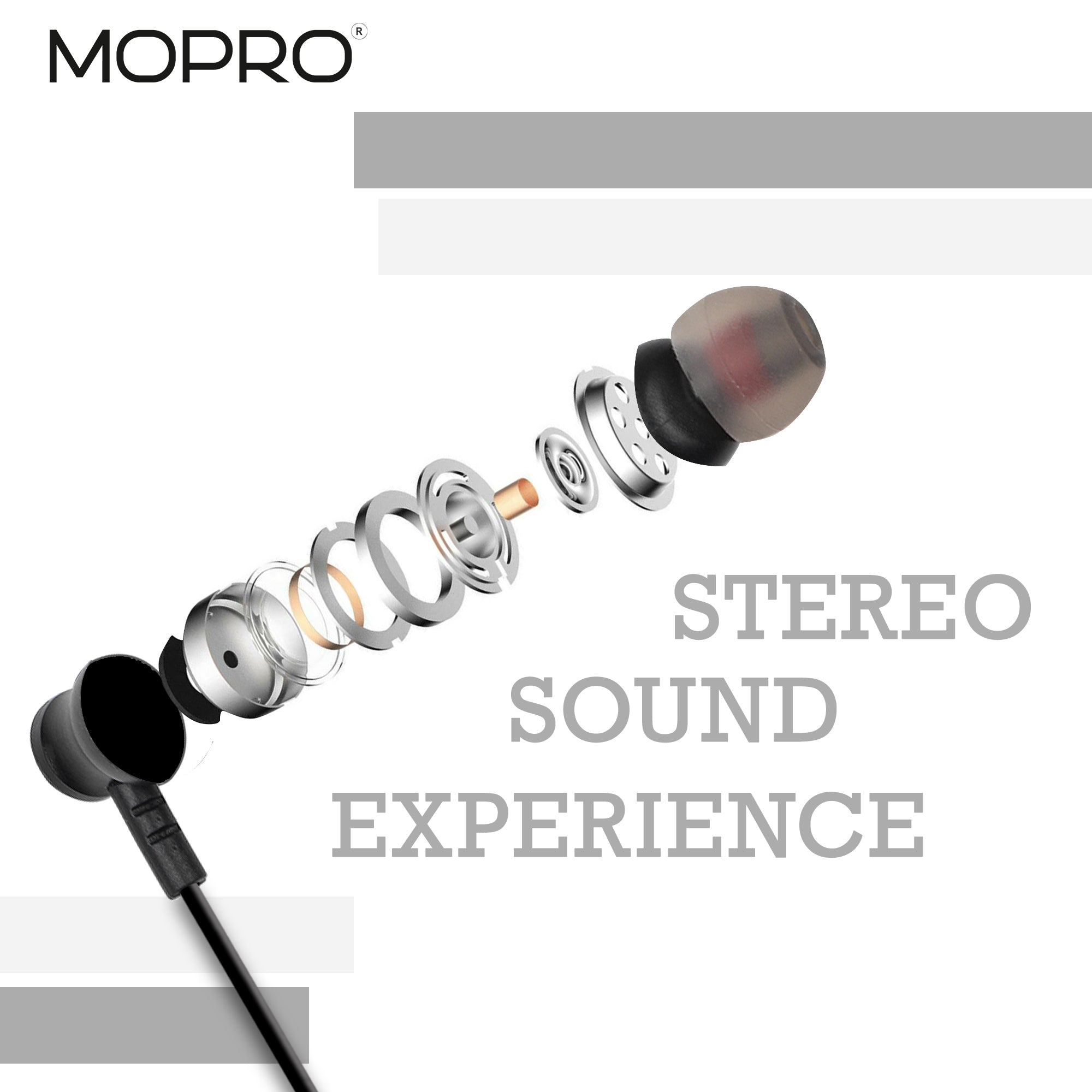 MoPro Earbuds Bluetooth Wireless - Freedom 180M