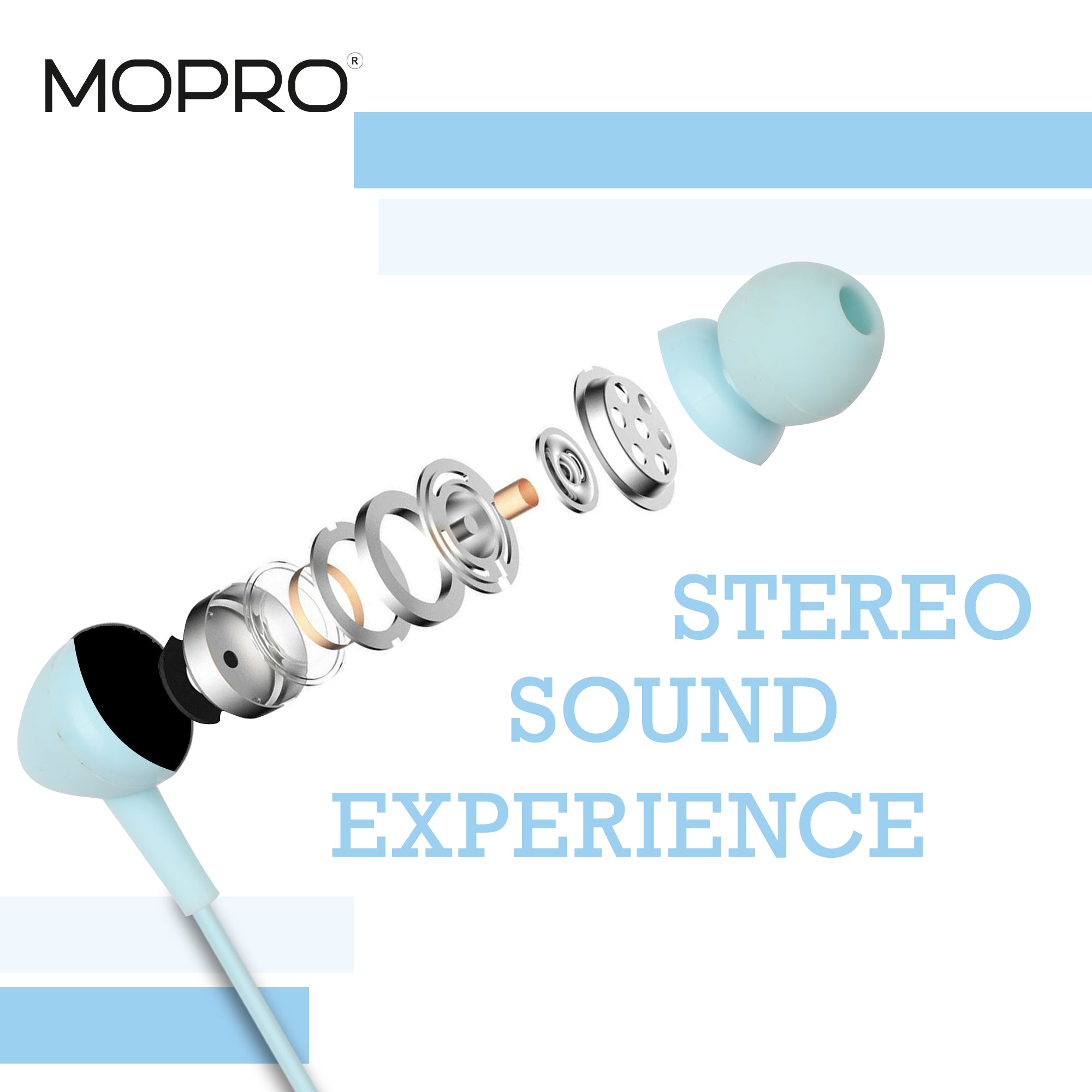 MoPro Ear Buds Neck Band - Freedom M200