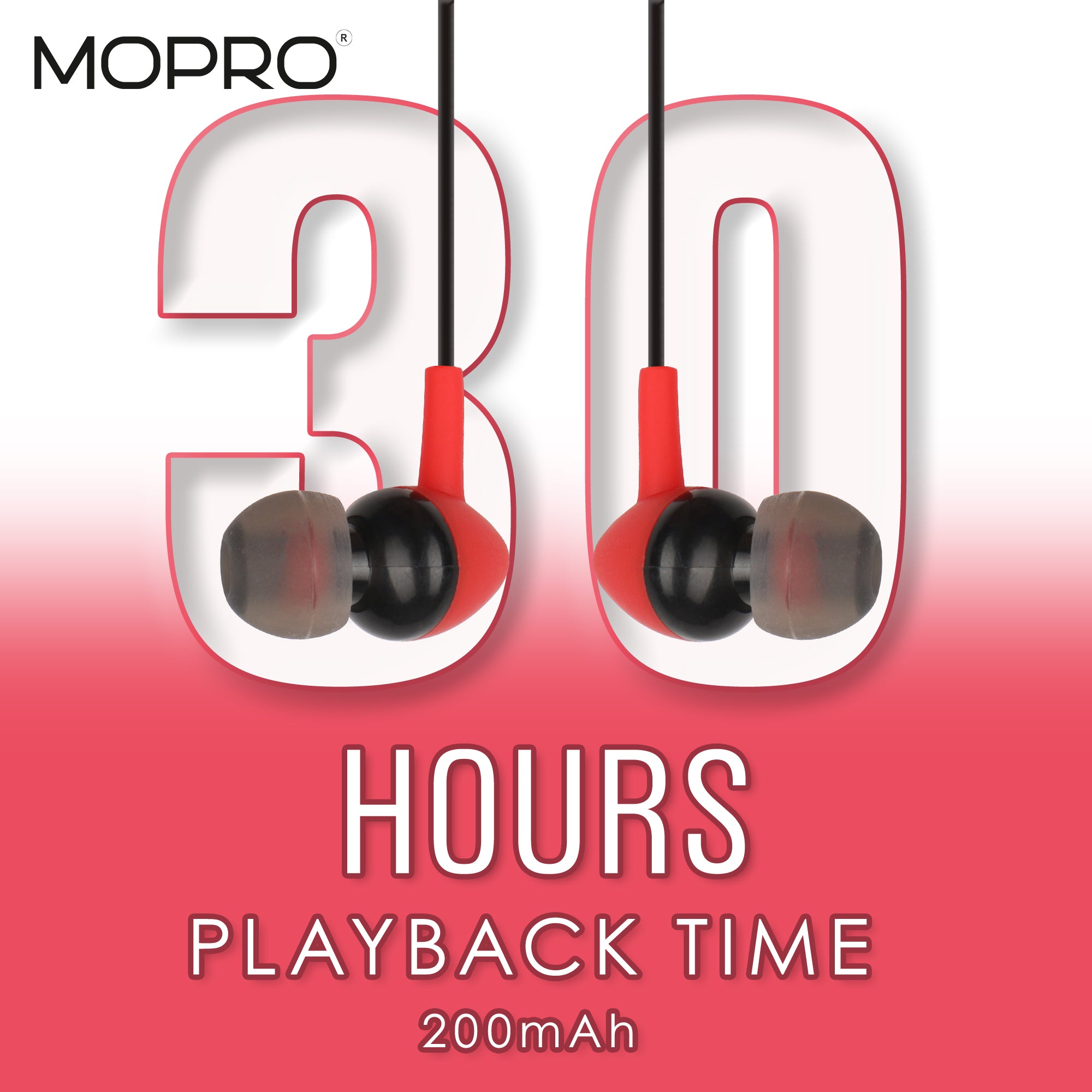 MoPro Ear Buds Neck Band - Freedom M200