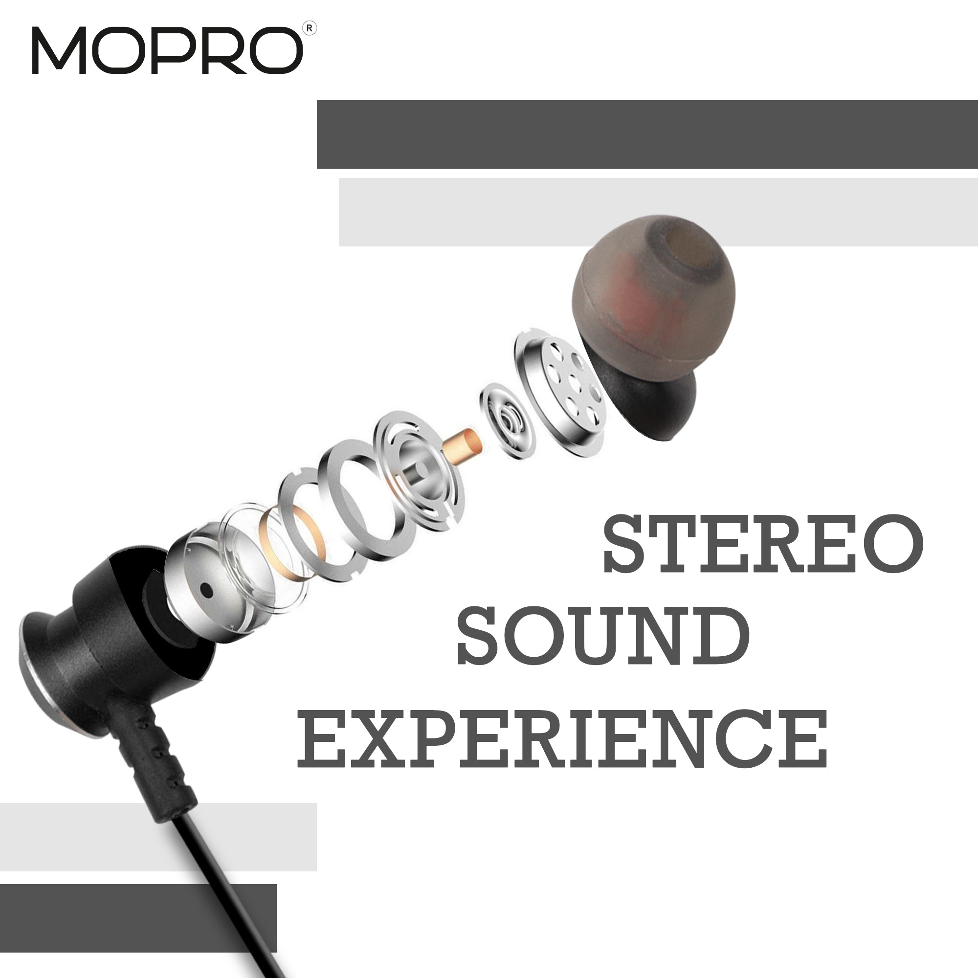 MoPro Bluetooth Headphones Freedom M250