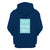 Navy Blue Customised Hoodie - Back Print