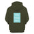 Olive Green Customised Hoodie - Back Print