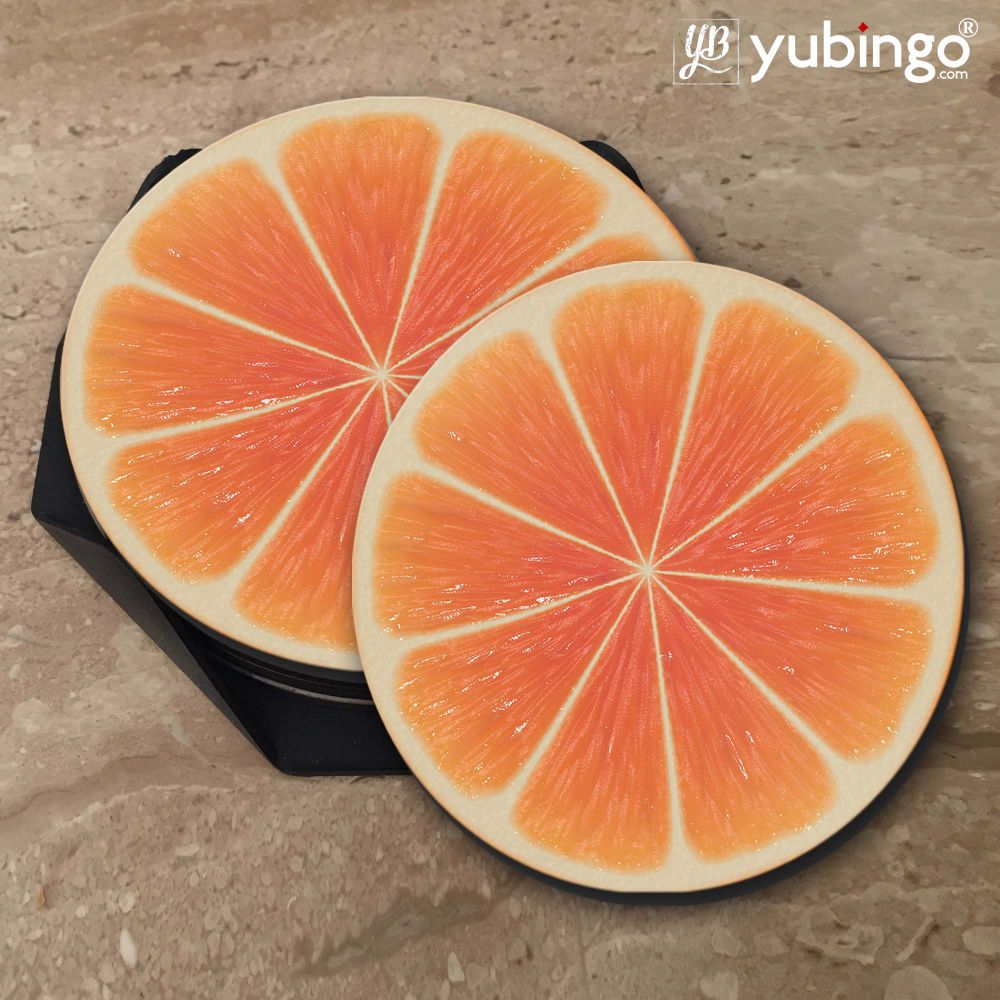 Buy Orange Design Own Coaster in India Online YuBingo yubingo