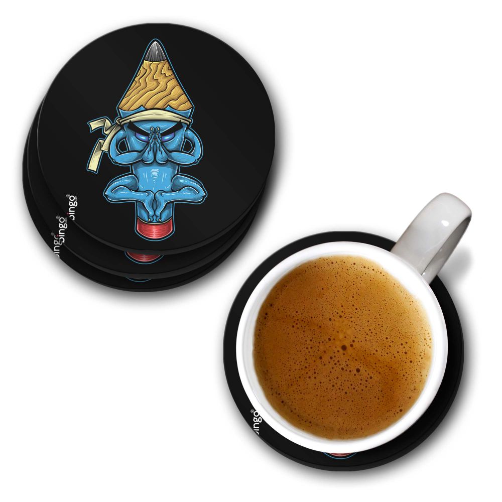 Pencil Monk Coasters