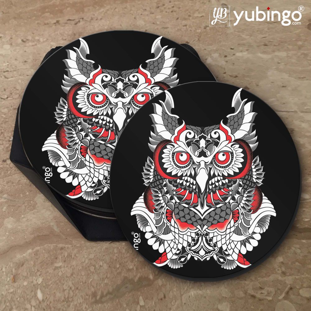 Polynesian Owl Coasters-Image5