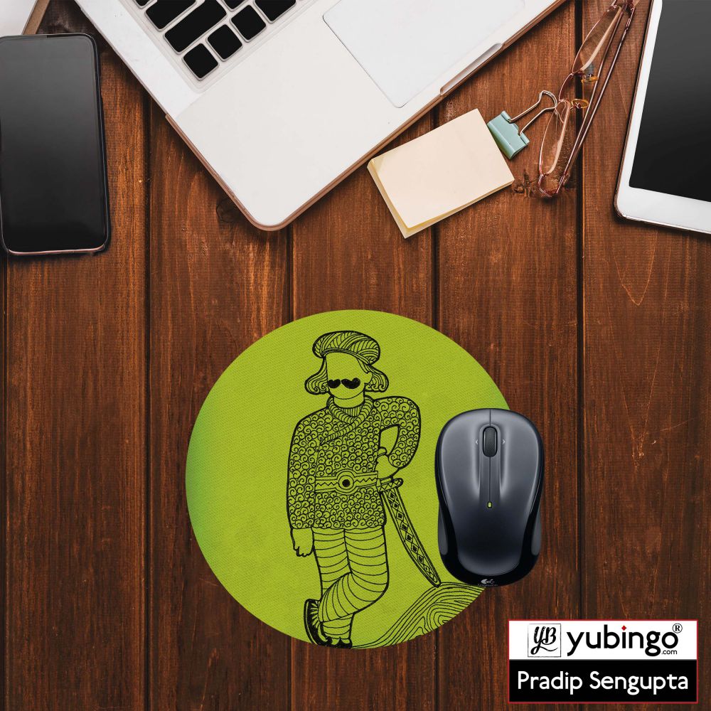 Rajasthan Ka Maan Mouse Pad (Round)-Image2