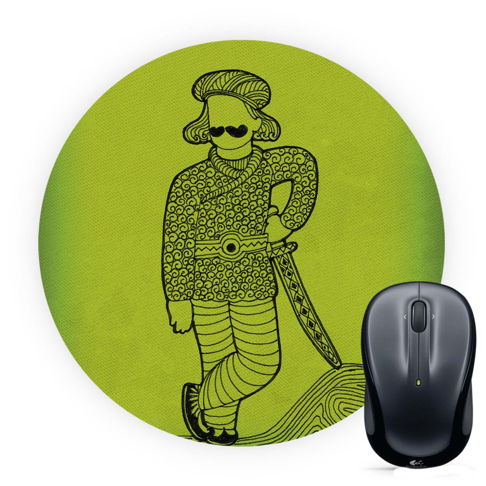 Rajasthan Ka Maan Mouse Pad (Round)