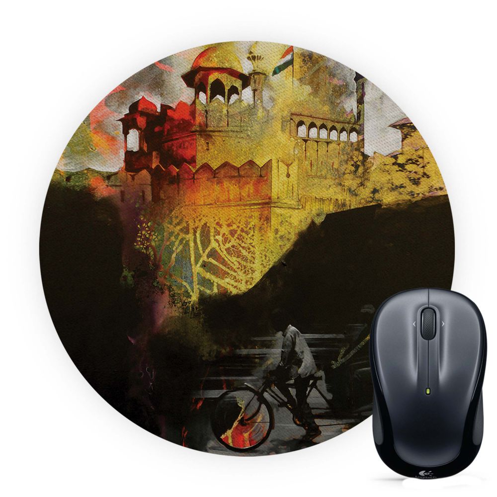 Welcome to Delhi Mouse Pad (Round)