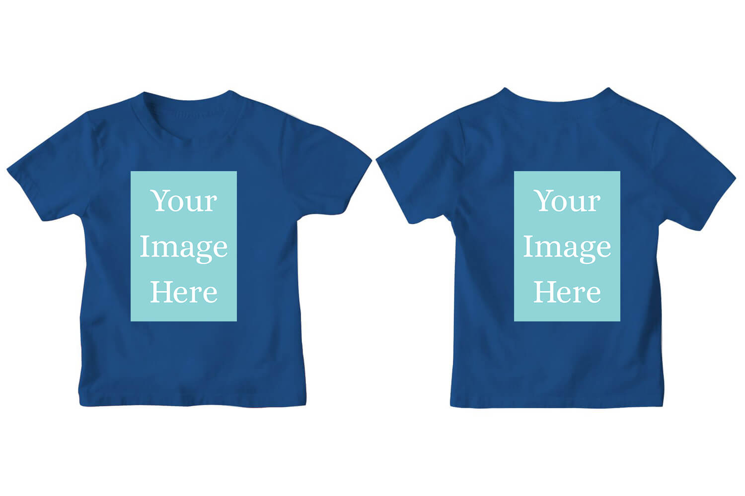 Royal Customised Kids T-Shirt - Front and Back Print