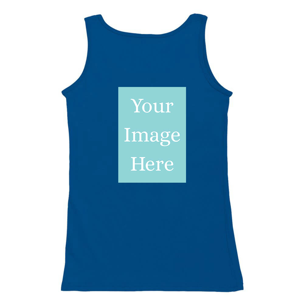 Royal Customised Tank Top - Back Print