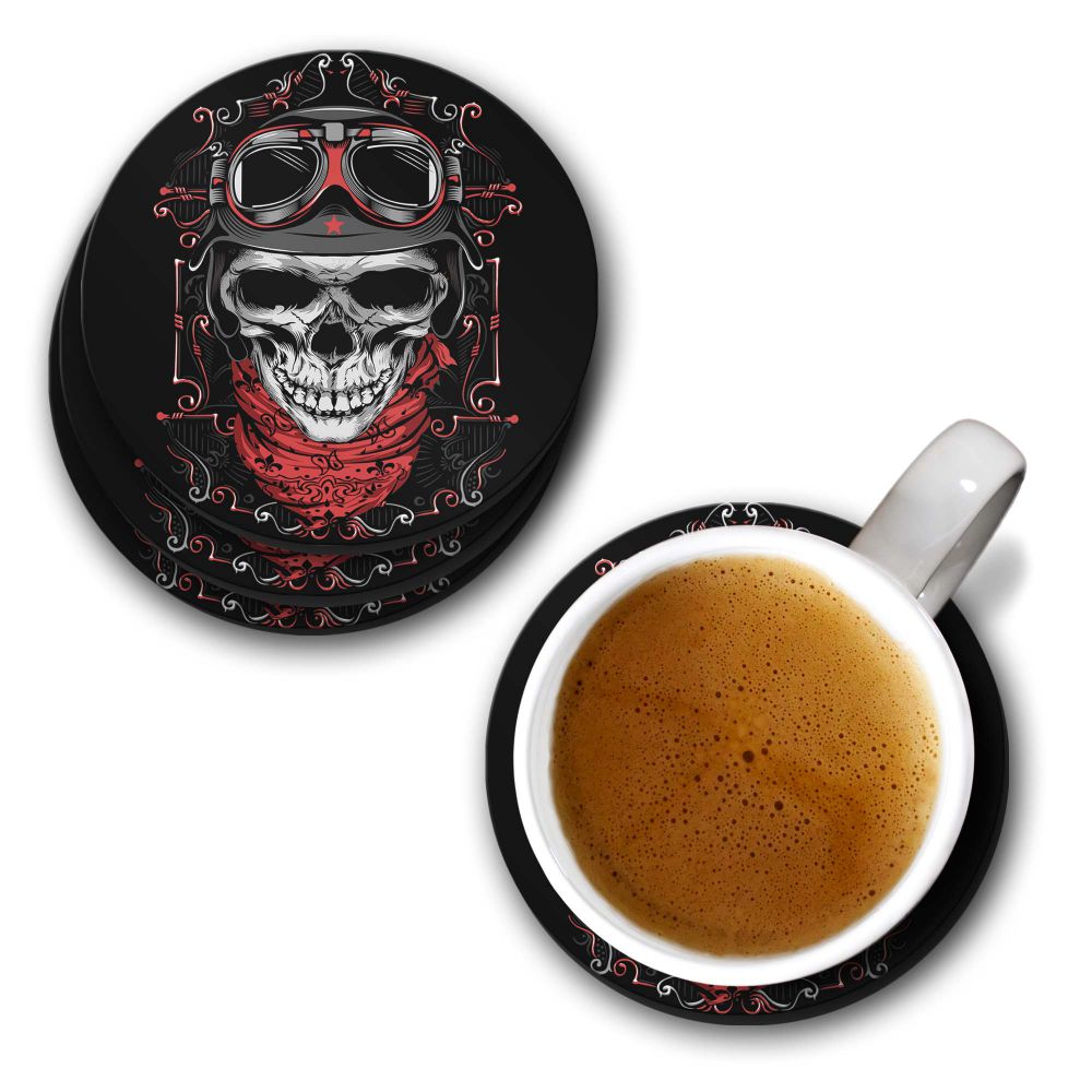 Skull Army Coasters