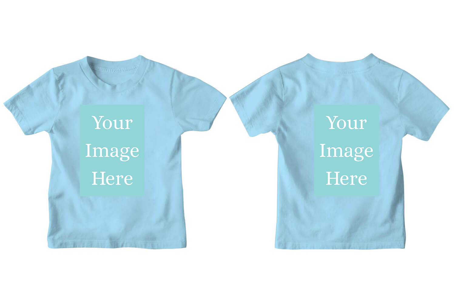 Sky Customised Kids T-Shirt - Front and Back Print