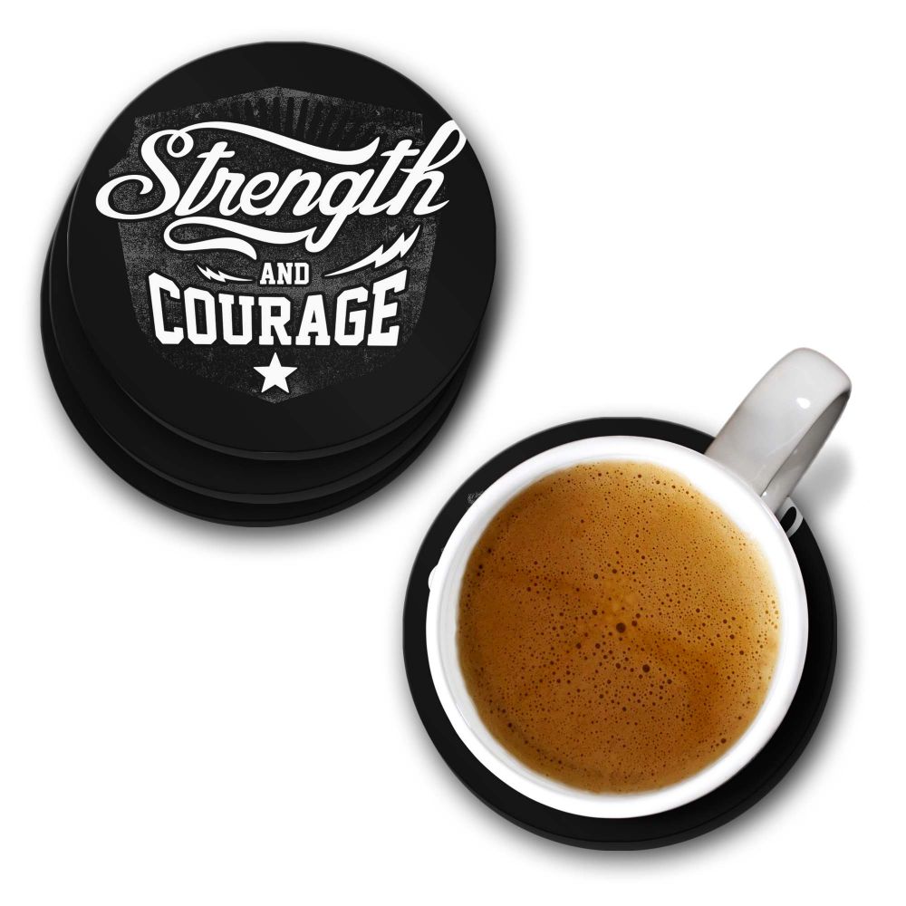 Strength and Courage Coasters