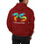 Maroon Customised Hoodie - Back Print