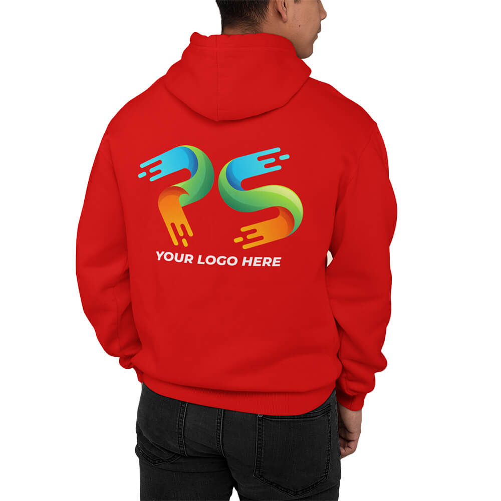 Red Customised Hoodie - Front and Back Print