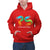 Red Customised Hoodie - Front and Back Print