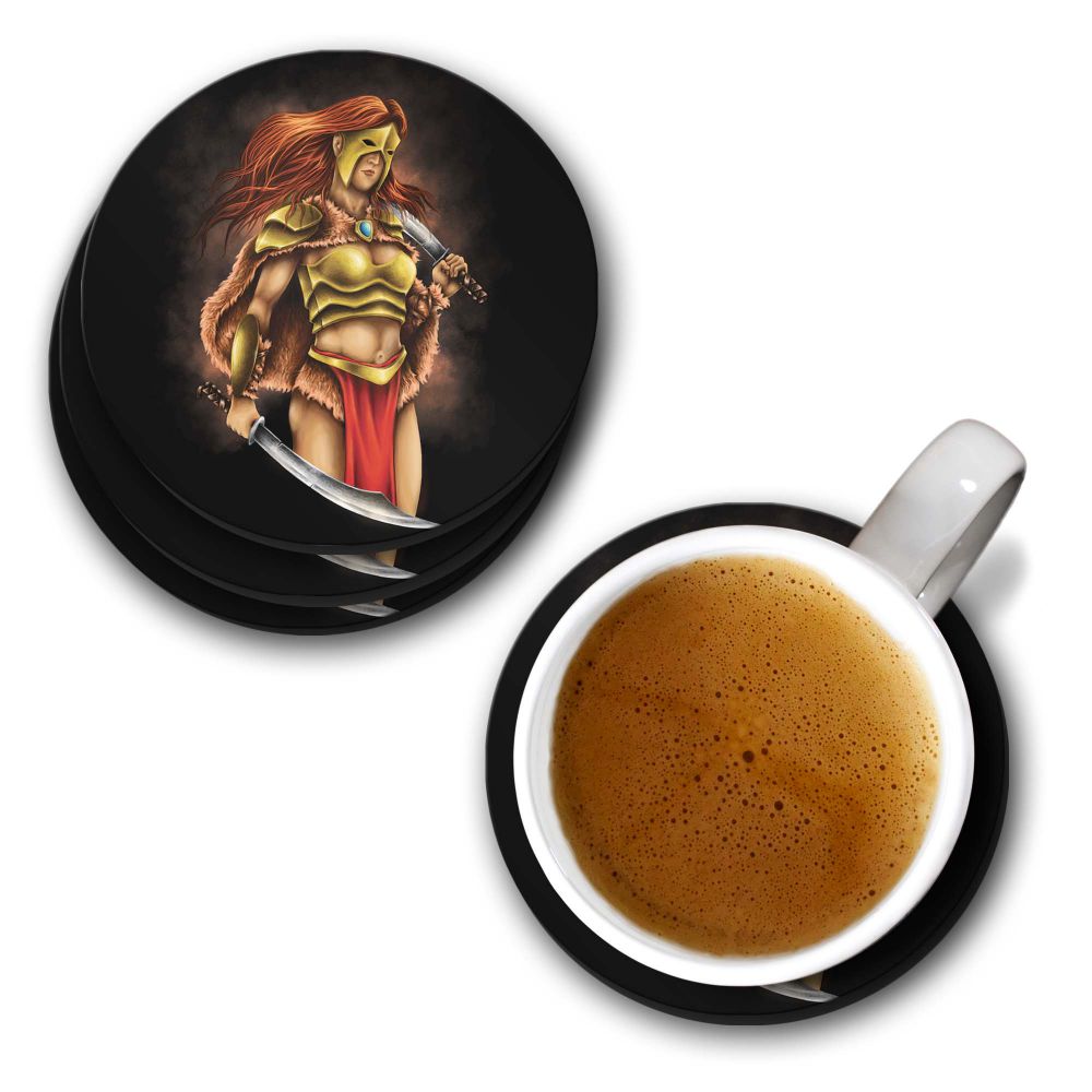 Warrior Queen Coasters