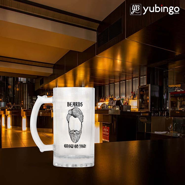 Beards Grow On You Beer Mug-Image4