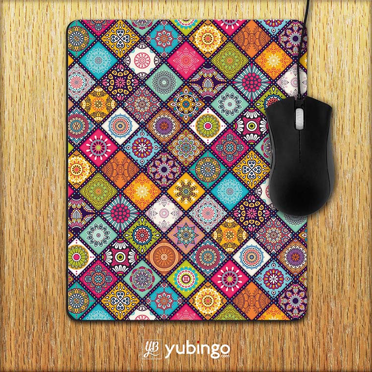 Beautiful Mandala Pattern Mouse Pad